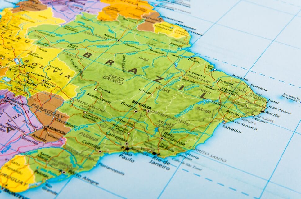 O Brasil Localizacao Fronteiras e Principais Cidades 2