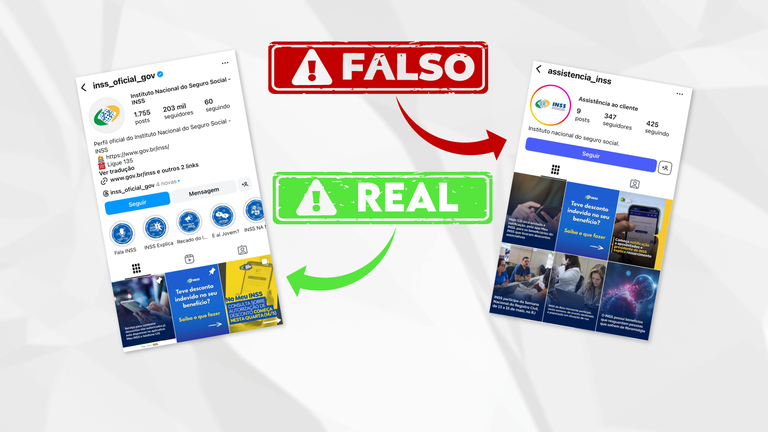 Perfil falso em rede social se passa pelo INSS e pode aplicar golpes em beneficiários — Instituto Nacional do Seguro Social 1 119d86d4 3ed1 4041 9c65 a50a585e23ee