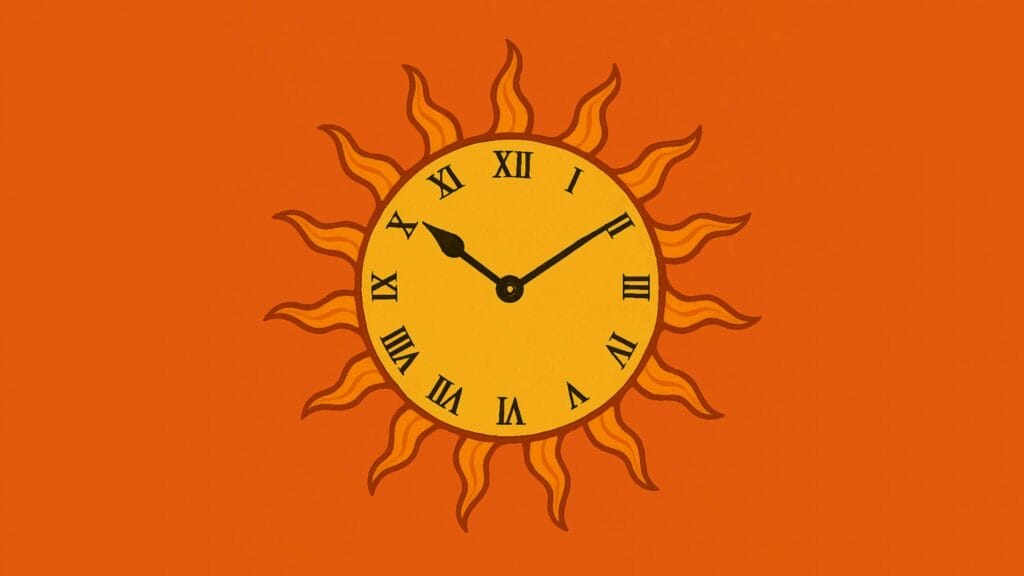 Sabia que o Sol tem tudo a ver com giro dos relógios de ponteiro? Entenda 7 relogio sol 7 scaled