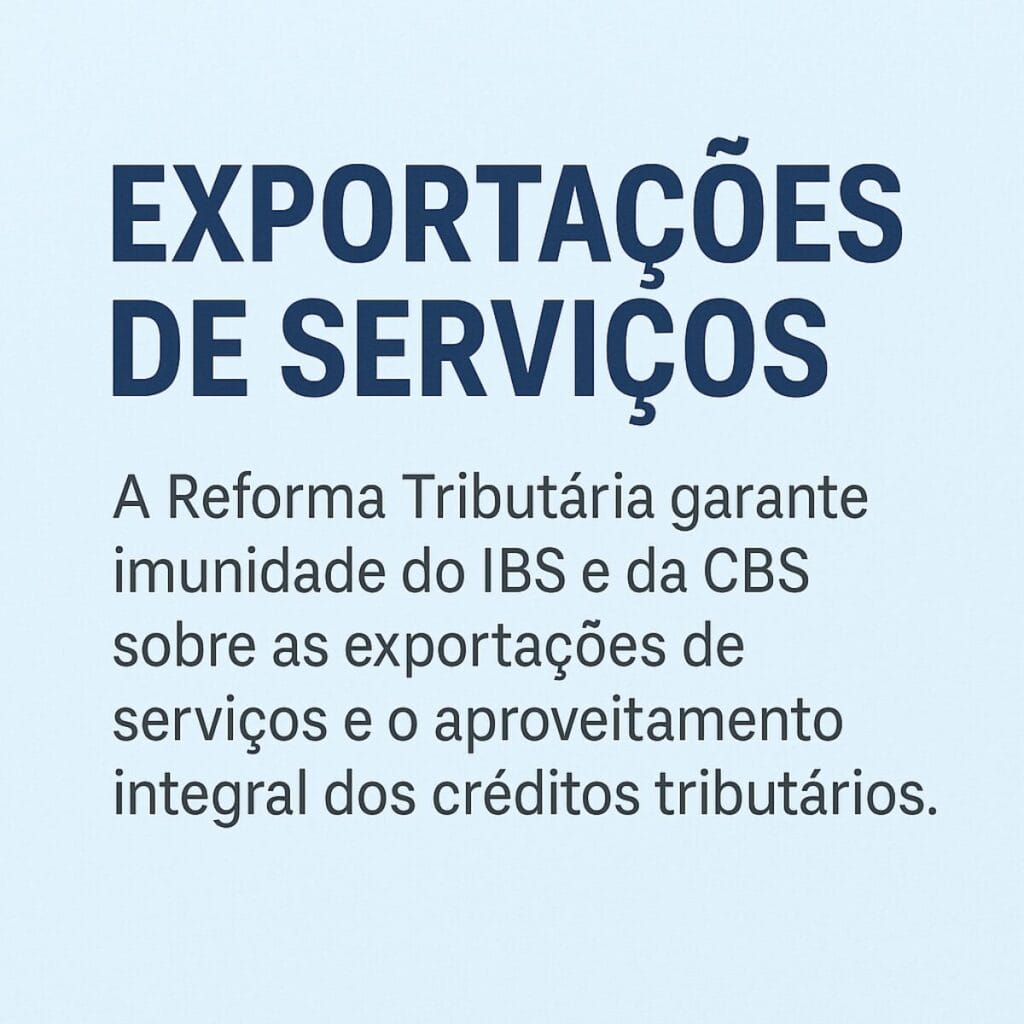 Exportações de Serviços na Reforma Tributária: Regras, Benefícios e Desafios 1 Exportacoes de Servicos na Reforma Tributaria Regras Beneficios e Desafios