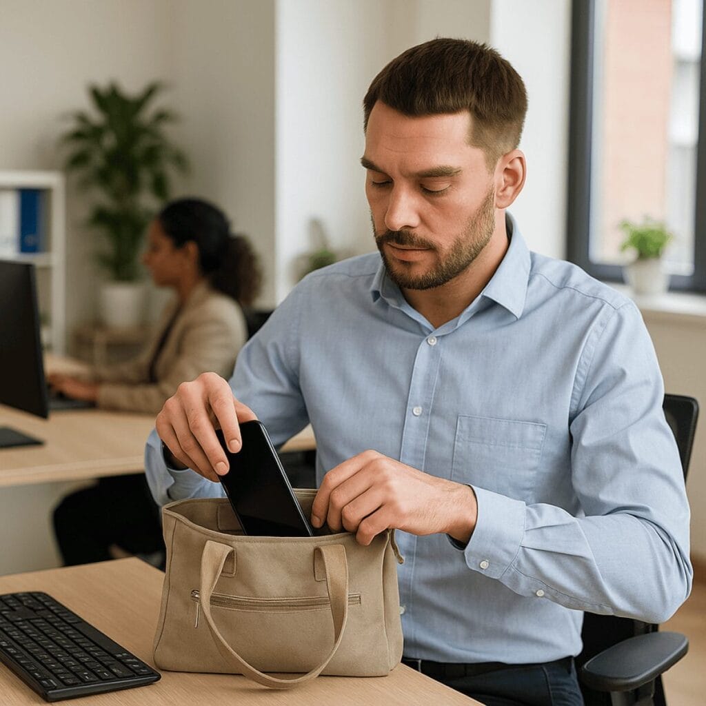 Um boato ou fato? Entenda se a empresa pode ou não proibir o uso de celular no trabalho 1 Um boato ou fato Entenda se a empresa pode ou nao proibir o uso de celular no trabalho