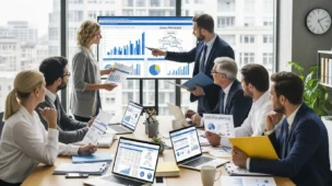 Equipe de RH e contabilidade discutindo legislação e pagamentos com folha dezembro 2025 nova