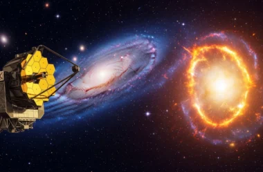 James Webb faz descoberta chocante: Primeira supernova no início do Universo revela segredos cósmicos de estrelas primordiais e redefine nossa compreensão.