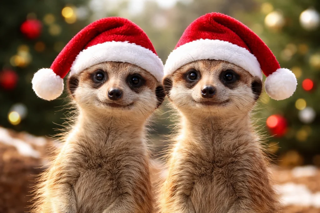 Natal no Zoológico: Suricatos Adi e Oto Desvendam o Papai Noel e o Verdadeiro Sentido das Festas com Humor e Sabedoria Inesperada! 1 news 9960362969 1766279116