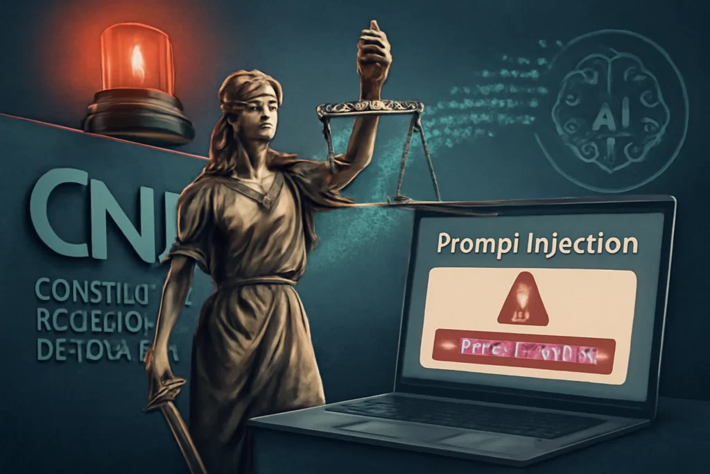 CNJ em Alerta Máximo: Como a Fraude Processual por 'Prompt Injection' com IA Generativa Ameaça a Justiça Brasileira e o que Você Precisa Saber 1 newsai 9960366533