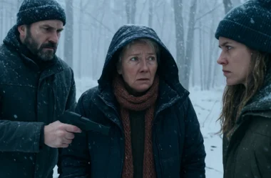 O Frio da Morte, Emma Thompson enfrenta casal perigoso em nevasca no Prime Video, suspense de Brian Kirk transforma despedida em luta por sobrevivência