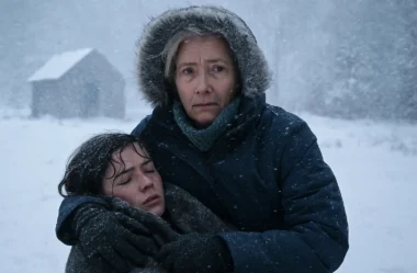 O Frio da Morte, Emma Thompson no Prime Video, viúva enfrenta nevasca e decide resgatar jovem em cabana isolada no suspense dirigido por Brian Kirk