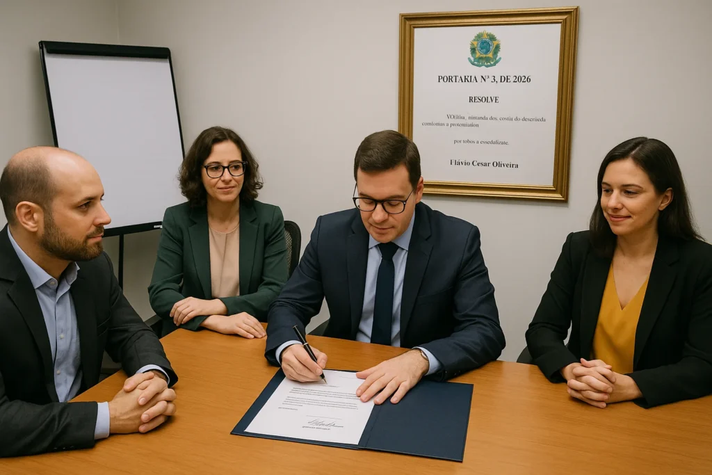 Comitê Gestor do IBS reforça comissões com 74 profissionais, Tesouro recebe 34 vagas, portaria nº 3 de 2026 assinada por Flávio César Oliveira 1 newsai 9960366898