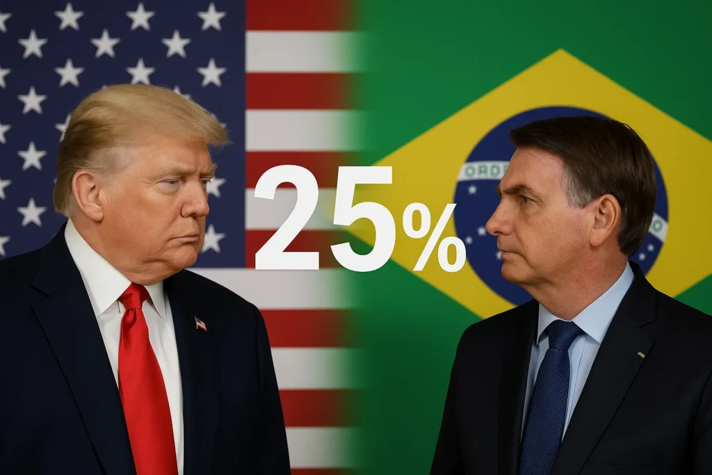 EUA de Trump confirmam tarifa de 25% aos produtos brasileiros, USTR impõe sobretaxa via seção 301 e mantém exceções para carnes, café e minérios 1 newsai 9960367764