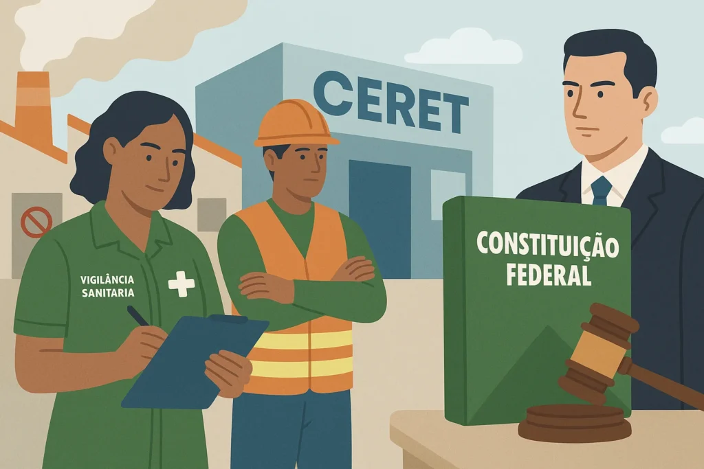 Competência do SUS para proteção da saúde do trabalhador, como vigilância sanitária municipal, Cerest e a Constituição garantem fiscalização, autuação e defesa 1 newsai 9960367766