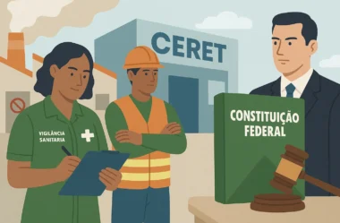 Competência do SUS para proteção da saúde do trabalhador, como vigilância sanitária municipal, Cerest e a Constituição garantem fiscalização, autuação e defesa