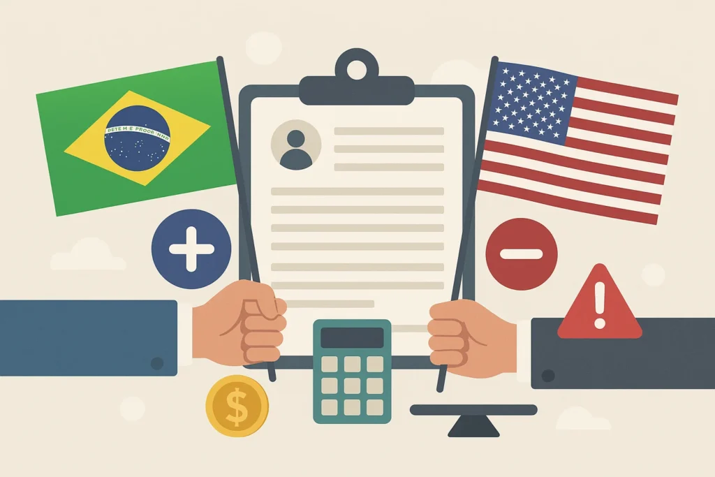 Acordo previdenciário Brasil-EUA: entenda como a totalização contributiva funciona, seus limites, cálculo proporcional e o risco de receber abaixo do salário-mínimo 1 newsai 9960367780