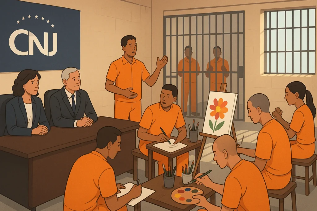 CNJ institui comitê interinstitucional para fortalecer a política de cultura prevista no plano Pena Justa, ampliando acesso à arte e reintegração social nas prisões 1 newsai 9960367824