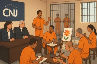 CNJ institui comitê interinstitucional para fortalecer a política de cultura prevista no plano Pena Justa, ampliando acesso à arte e reintegração social nas prisões